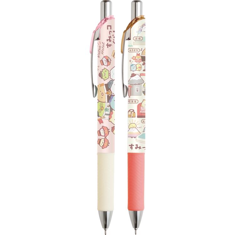 Japan San-X Sumikko Gurashi Energel Ballpoint Pen Set of 2 (Hotel)