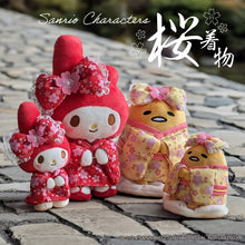 Carica l&#39;immagine nel visualizzatore di Gallery, Japan Sanrio My Melody / Gudetama Plush Doll Soft Toy / Keychain (Sakura Kimono)
