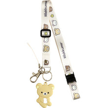 Afbeelding in Gallery-weergave laden, Japan San-X Rilakkuma / Sumikko Gurashi / Chickip Dancers Neck Mascot Lanyard Keychain Key Holder
