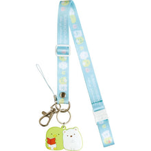 Afbeelding in Gallery-weergave laden, Japan San-X Rilakkuma / Sumikko Gurashi / Chickip Dancers Neck Mascot Lanyard Keychain Key Holder
