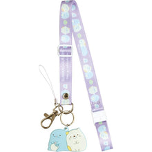 Afbeelding in Gallery-weergave laden, Japan San-X Rilakkuma / Sumikko Gurashi / Chickip Dancers Neck Mascot Lanyard Keychain Key Holder
