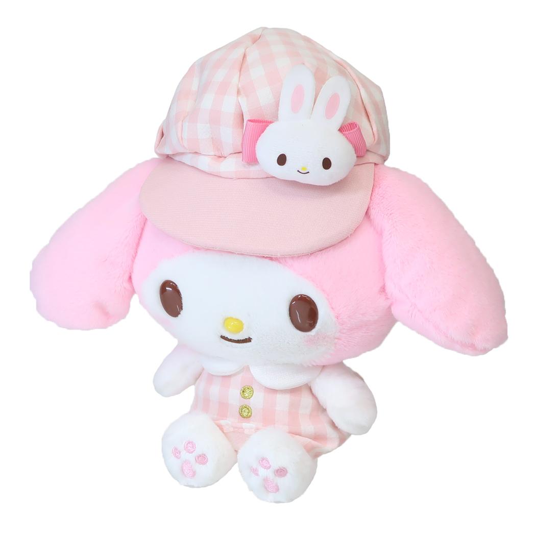 Japan Sanrio Plush Doll Soft Toy (Gingham Cap) S Size