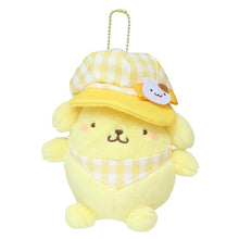 이미지를 갤러리 뷰어에 로드 , Japan Sanrio Plush Doll Keychain (Gingham Cap)
