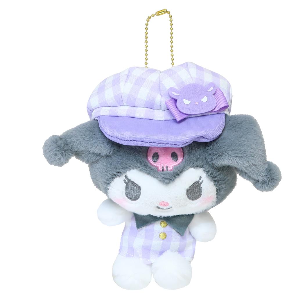 Japan Sanrio Plush Doll Keychain (Gingham Cap)
