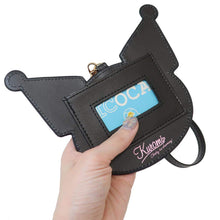 Carica l&#39;immagine nel visualizzatore di Gallery, Japan Sanrio Kuromi Reel Card Holder Pass Case (French Girly)
