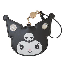 Carica l&#39;immagine nel visualizzatore di Gallery, Japan Sanrio Kuromi Reel Card Holder Pass Case (French Girly)
