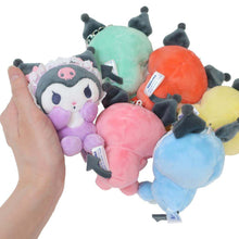 Carica l&#39;immagine nel visualizzatore di Gallery, Japan Sanrio Kuromi Plush Doll Keychain (Colorful Baby)
