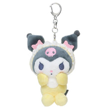 Carica l&#39;immagine nel visualizzatore di Gallery, Japan Sanrio Kuromi Plush Doll Keychain (Colorful Baby)
