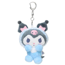 Carica l&#39;immagine nel visualizzatore di Gallery, Japan Sanrio Kuromi Plush Doll Keychain (Colorful Baby)
