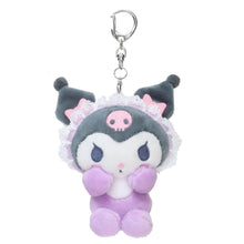 Carica l&#39;immagine nel visualizzatore di Gallery, Japan Sanrio Kuromi Plush Doll Keychain (Colorful Baby)
