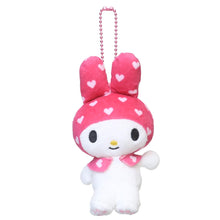 Cargar imagen en el visor de la galería, Japan Sanrio My Melody Plush Doll Keychain (Colorful)
