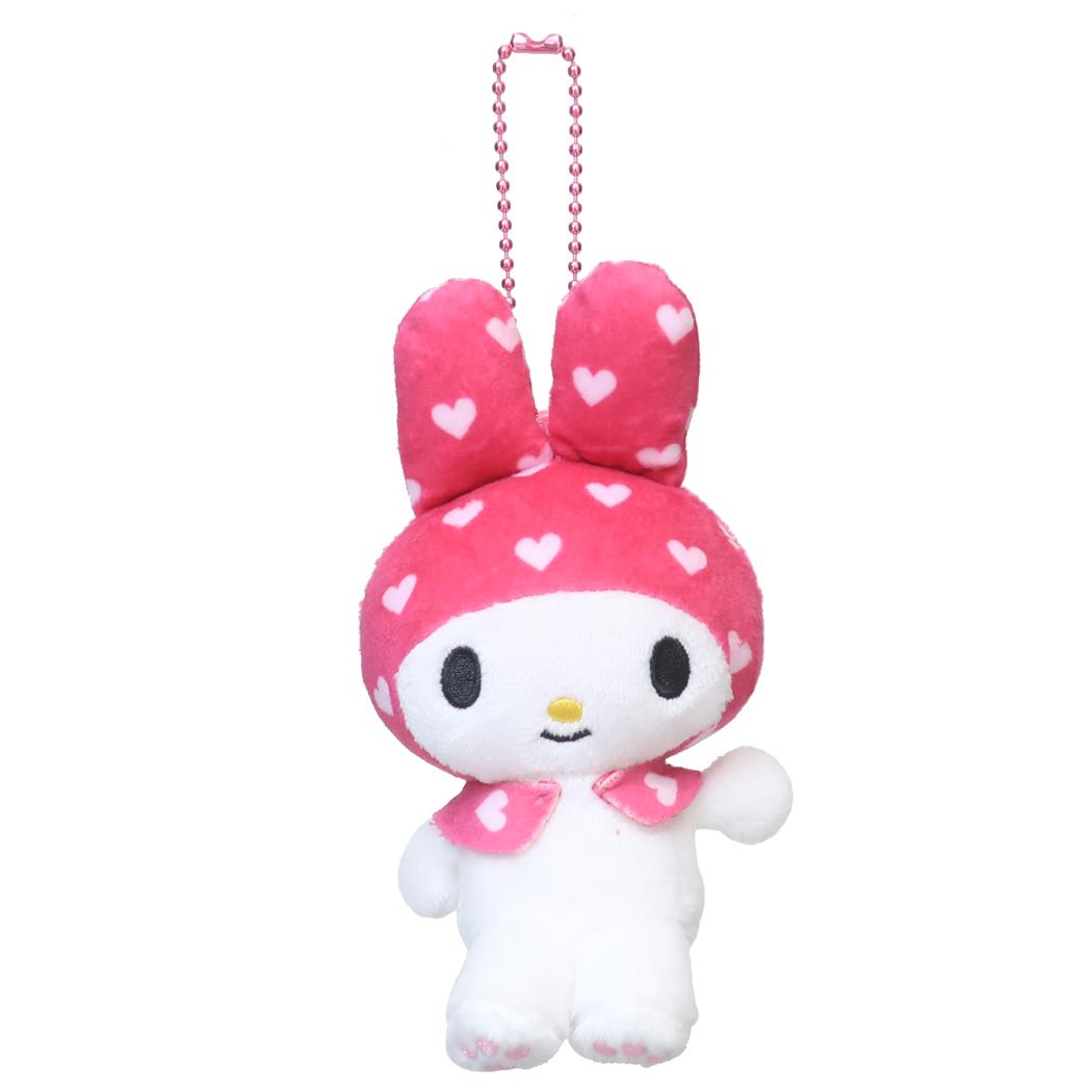 Japan Sanrio My Melody Plush Doll Keychain (Colorful)