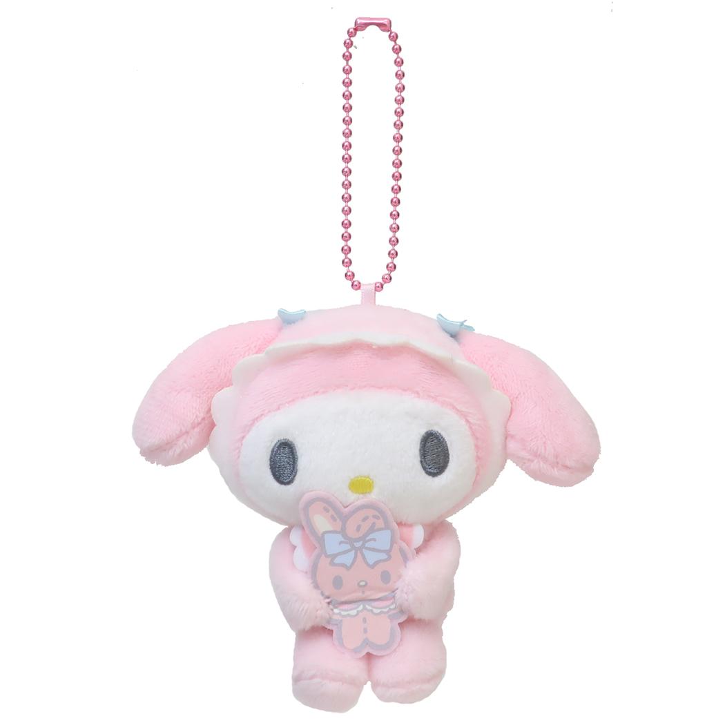 Japan Sanrio My Melody Plush Doll Keychain (Baby)