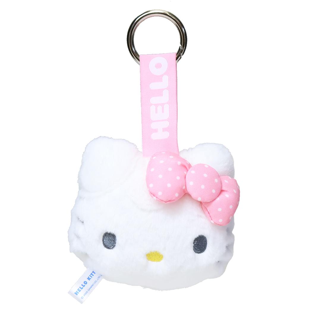 Japan Sanrio Plush Face Tag Mascot