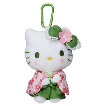 Afbeelding in Gallery-weergave laden, Japan Sanrio Hello Kitty Plush Doll &amp; Eco Shopping Tote Bag (Kimono / Matcha)
