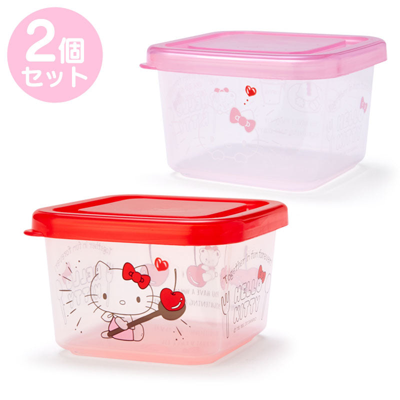 Japan Sanrio Cinnamoroll / Hello Kitty / My Melody / Kuromi Mini Food Container Set of 2