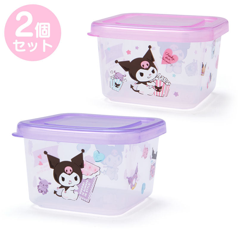 Japan Sanrio Cinnamoroll / Hello Kitty / My Melody / Kuromi Mini Food Container Set of 2