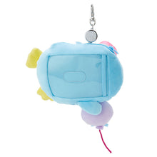 Load image into Gallery viewer, Japan Sanrio Tuxedo Sam Plush Reel Card Holder Pass Case (Balloon)
