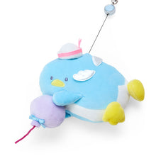 Load image into Gallery viewer, Japan Sanrio Tuxedo Sam Plush Reel Card Holder Pass Case (Balloon)
