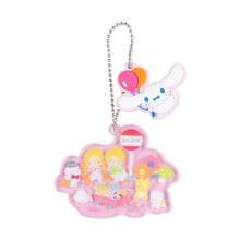 Load image into Gallery viewer, Japan Sanrio Pochacco / Pompompurin / Hello Kitty / Kuromi / Cinnamoroll / My Melody / Bunny and Matty Keychain Blind Box (Fancy Shop)
