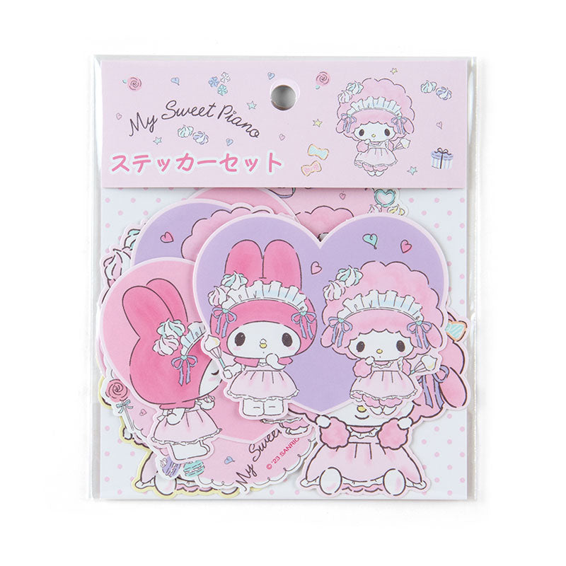 Japan Sanrio My Melody My Sweet Piano Sticker Pack (Meringue Party)