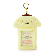 Carregar imagem no visualizador da galeria, Japan Sanrio Hello Kitty / My Melody / Sweet Piano / Kuromi / Pompompurin / Cinnamoroll / Pochacco / Hangyodon / Tuxedo Sam / Wish Me Mell Plush Photo Card Holder Pass Case Keychain (Enjoy Idol)
