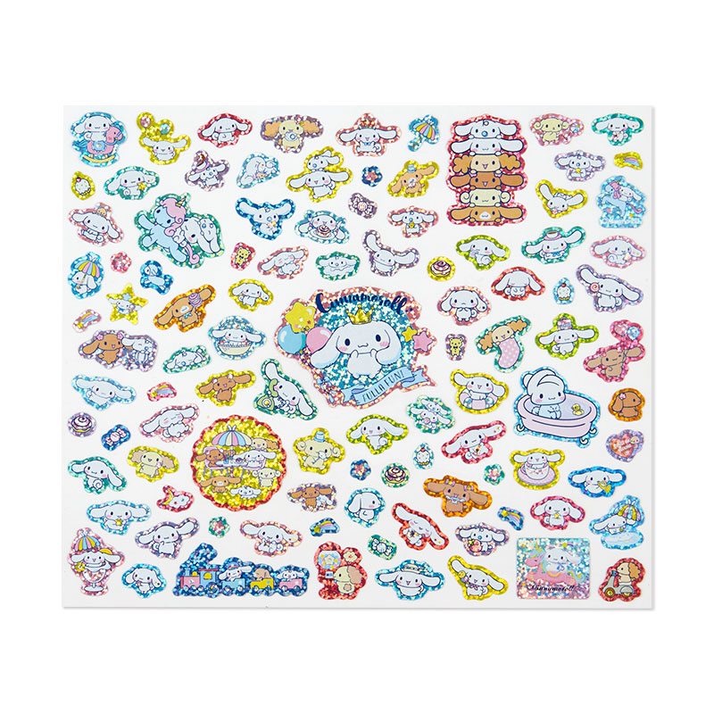 Sanrio Characters Kirakira Shiny Stickers book 357 Stickers