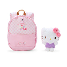 Load image into Gallery viewer, Japan Sanrio Cinnamoroll / Hello Kitty Kids Backpack with Plush Doll Soft Toy
