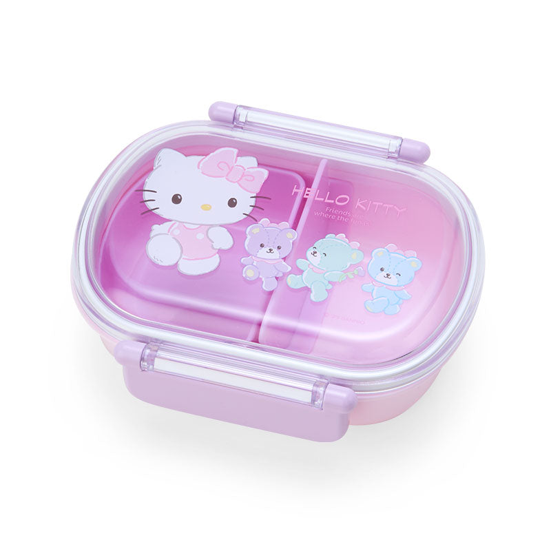 Kawaii Sanrio Hello Kitty My Melody Kuromi Cinnamoroll Bento Box Lunch Pink  Boxes Plastic Send Spork Storage Box Convenient Girl