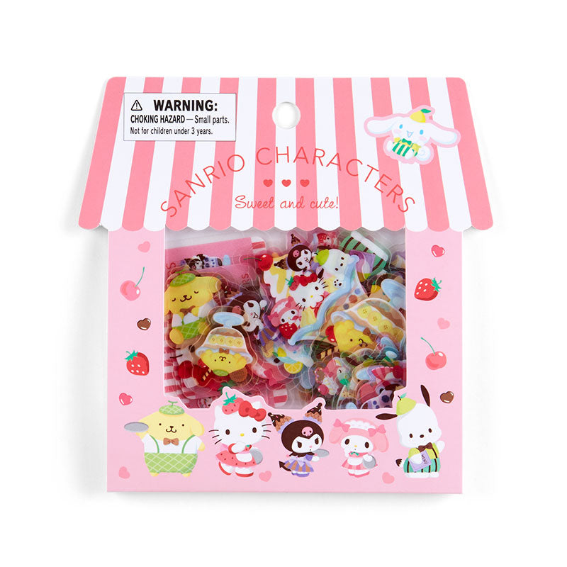 Japan Sanrio Characters Mix Sticker Seal Pack (Parfait)