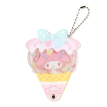 Load image into Gallery viewer, Japan Sanrio Hello Kitty / My Melody / Little Twin Stars / Kuromi / Cinnamoroll / Pompompurin / Pochacco / Tuxedo Sam Acrylic Keychain (Ice Cream)
