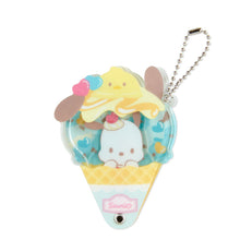 Charger l&#39;image dans la galerie, Japan Sanrio Hello Kitty / My Melody / Little Twin Stars / Kuromi / Cinnamoroll / Pompompurin / Pochacco / Tuxedo Sam Acrylic Keychain (Ice Cream)
