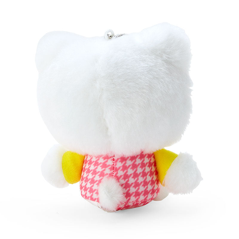 Hello Kitty Plush Mascot Holder Keychain Latte Bear Baby Sanrio Japan –