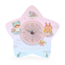 Lade das Bild in den Galerie-Viewer, Japan Sanrio Little Twin Stars Clock (Fluffy Fancy)
