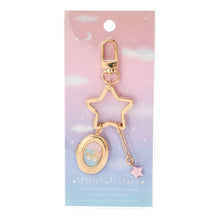 이미지를 갤러리 뷰어에 로드 , Japan Sanrio Little Twin Stars Locket Charm Keychain (Fluffy Fancy)
