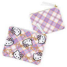 이미지를 갤러리 뷰어에 로드 , Japan Sanrio Hello Kitty Flat Pouch Set (Dress Tartan)
