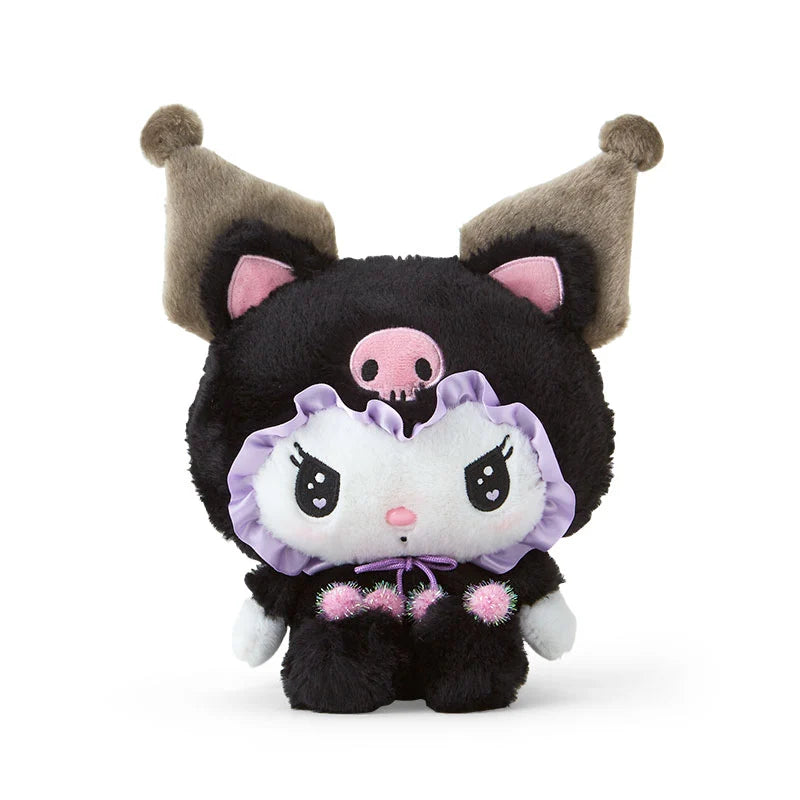 Japan Sanrio Kuromi Plush Doll Soft Toy (Black Cat)