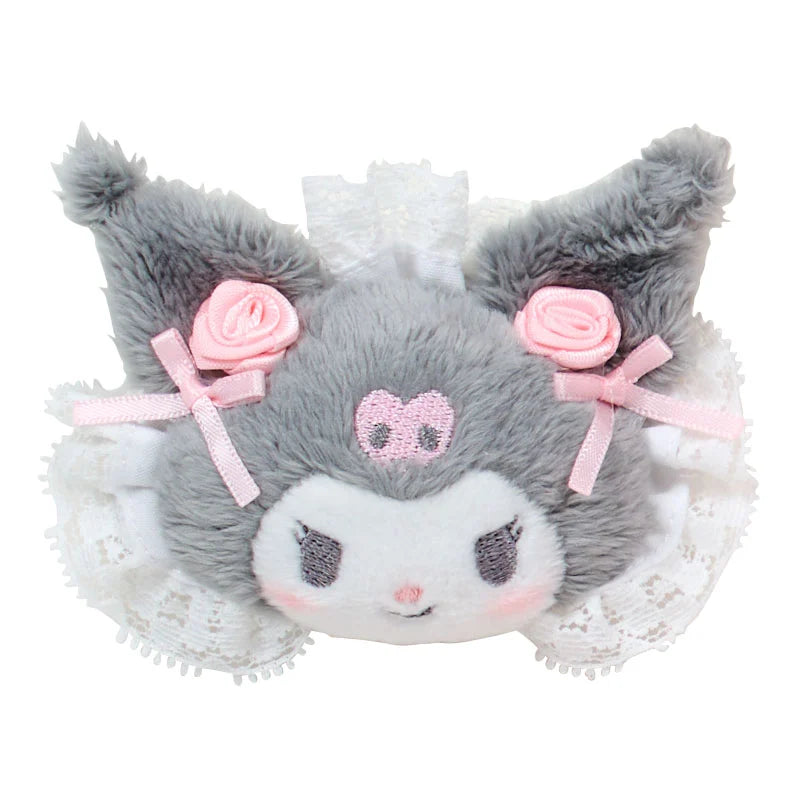 Japan Sanrio Plush Hair Clip Blind Box (White Frill)