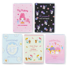 Carica l&#39;immagine nel visualizzatore di Gallery, Japan Sanrio My Melody / Kuromi / Little Twin Stars / Hello Kitty / Cinnamoroll 2023 Mini Monthly Schedule Book / Planner
