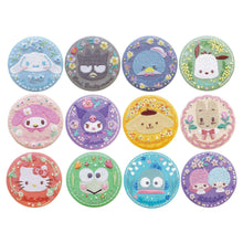 Load image into Gallery viewer, Japan Sanrio Cinnamoroll / Bad Badtz Maru / Tuxedo Sam / Pochacco / My Melody/ Kuromi / Pompompurin / Marron Cream / Hello Kitty / Keroppi / Hangyodon / Little Twin Stars Badge Brooch (Embroidery)
