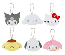 Lade das Bild in den Galerie-Viewer, Japan Sanrio Hello Kitty / My Melody / Pompompurin / Cinnamoroll / Pochacco / Kuromi Cable Holder Keychain (Face)
