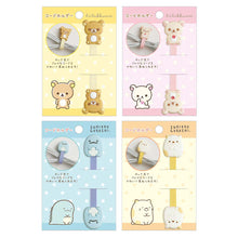 Cargar imagen en el visor de la galería, Japan San-X Sumikko Gurashi / Rilakkuma Cable Clip Wire Holder
