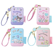 Load image into Gallery viewer, Japan Sanrio Characters Mix / Kuromi / My Melody / Cinnamoroll Reel Card Holder Pass Case

