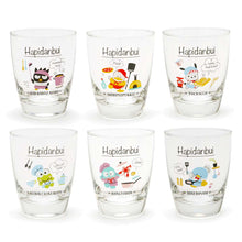 Cargar imagen en el visor de la galería, Japan Sanrio Keroppi / Pekkle / Bad Badtz Maru / Tuxedo Sam / Pochacco / Hangyodon Glass Cup (Restaurant)
