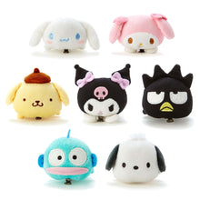 Lade das Bild in den Galerie-Viewer, Japan Sanrio Hangyodon / Bad Badtz Maru / Pompompurin / Pochacco / Cinnamoroll / My Melody / Kuromi Plush Mascot Hair Clip (Lay Down)
