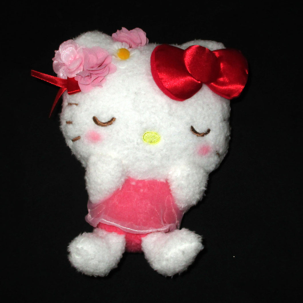 Japan Sanrio Hello Kitty / My Melody / Cinnamoroll / Kuromi Plush Doll (Flower Ribbon)