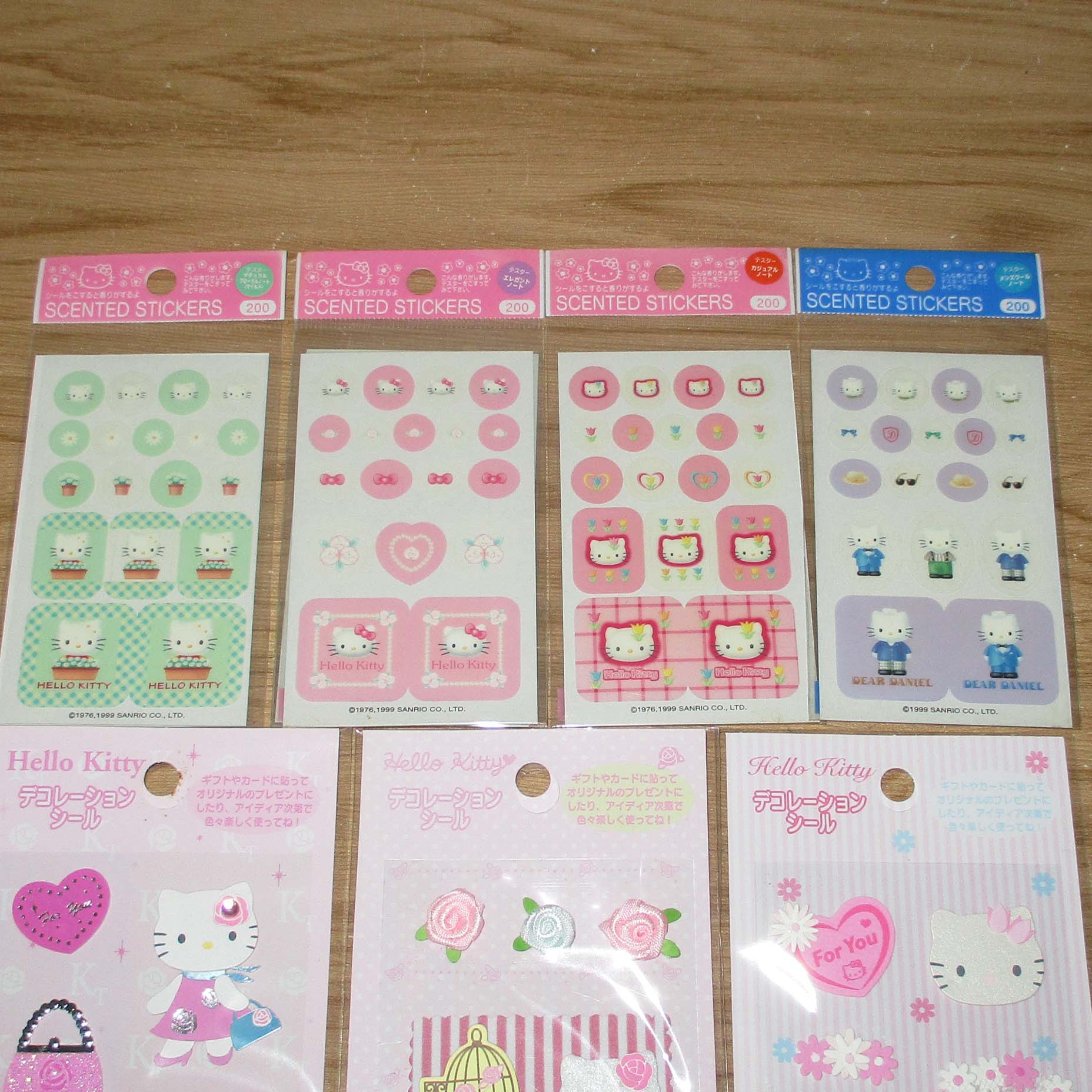 HELLO KITTY Stickers Seal Sanrio Japan Kawaii