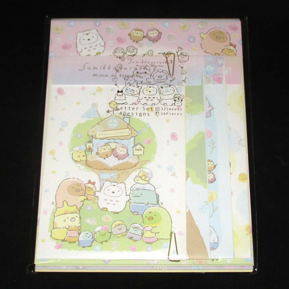 Japan San-X Sumikko Gurashi Letter Paper and Envelope Set (Bird)