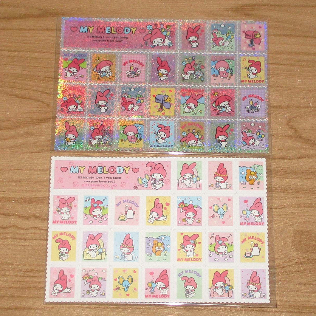 Japan Sanrio Hello Kitty / My Melody / Little Twin Stars / Kuromi / Pochacco / Tuxedo Sam / Bad Badtz Maru / Cinnamoroll / Keroppi / Hangyodon Stamp Style Sticker Seal