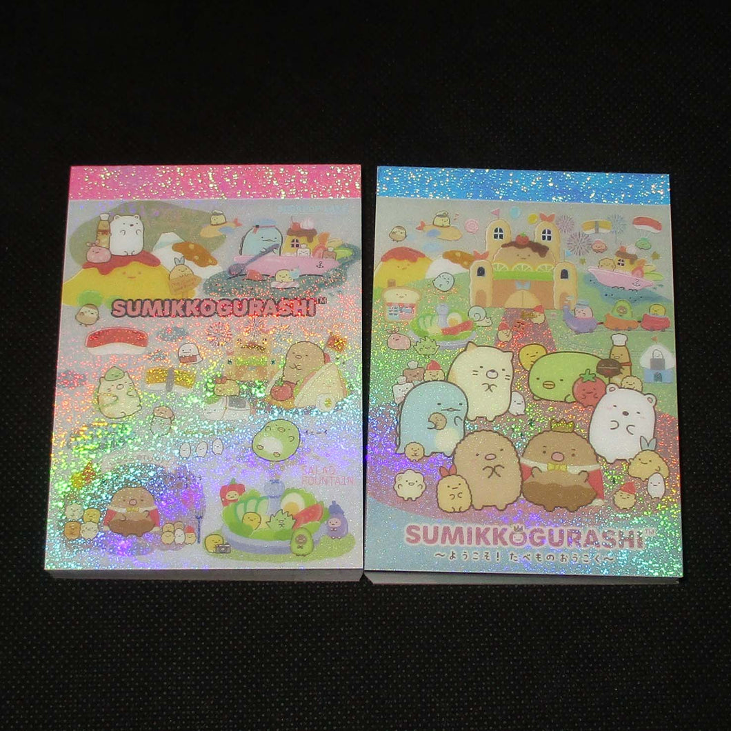 Japan San-X Sumikko Guarshi Mini Memo Pad Set (Food Kingdom)